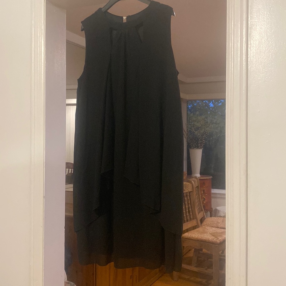 Overall tiered dress